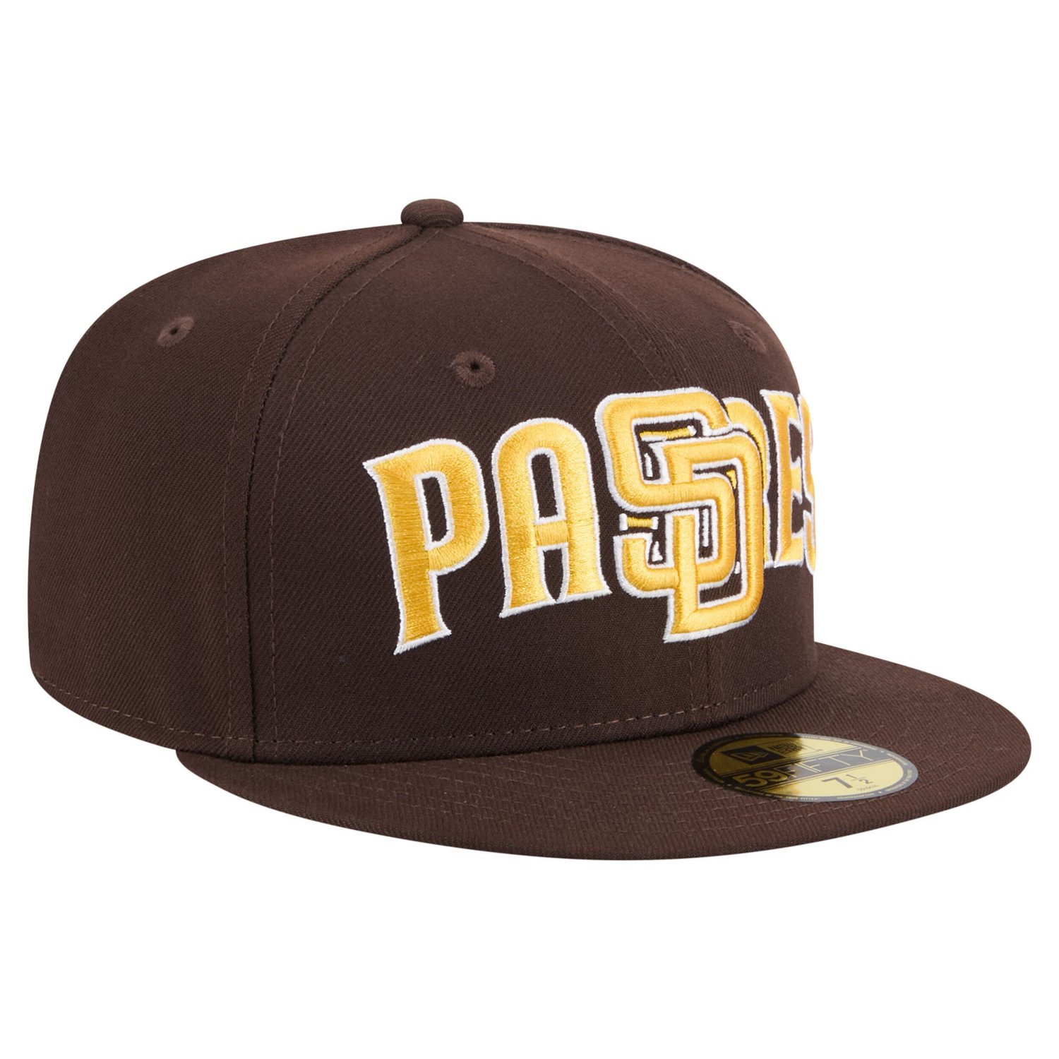 New Era San Diego Padres Overlap 59FIFTY Fitted Hat - view number 3