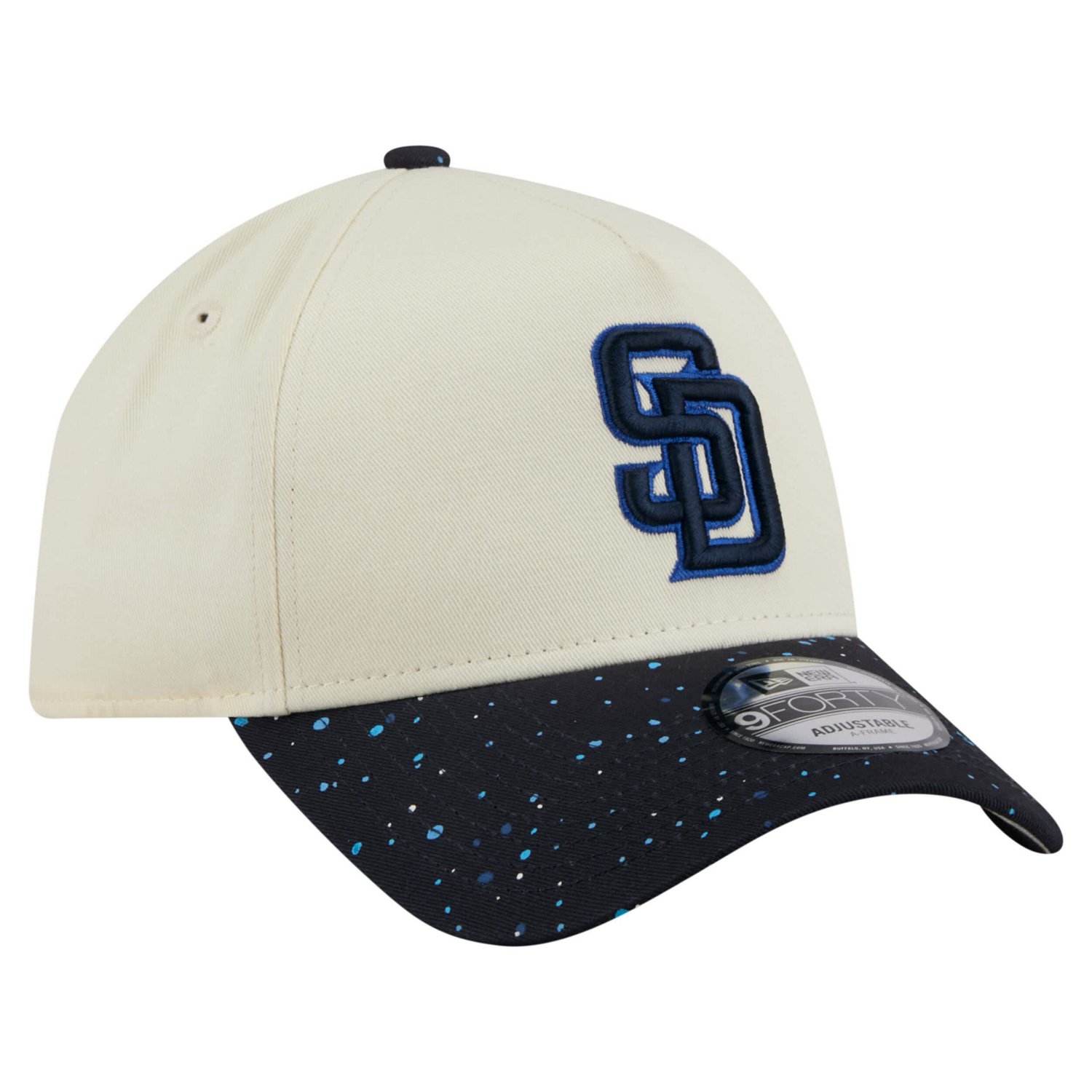 New Era San Diego Padres Speckle A-Frame 9FORTY Adjustable Hat - view number 3