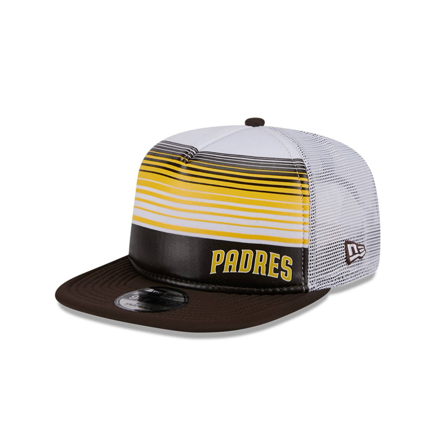 New Era San Diego Padres Team Horizon 9FIFTY A-Frame Trucker Snapback Hat