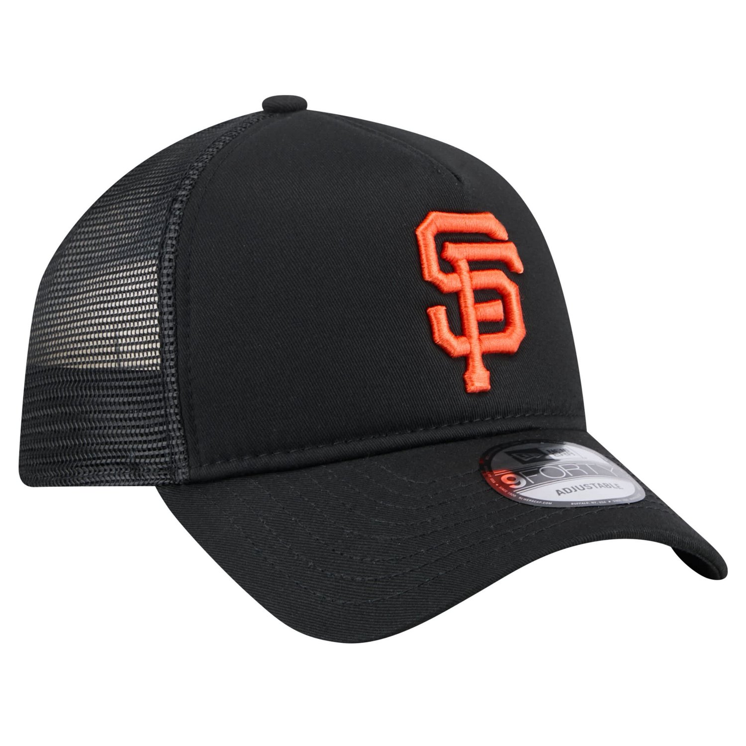 New Era San Francisco Giants 9FORTY A-Frame Trucker Adjustable Hat
