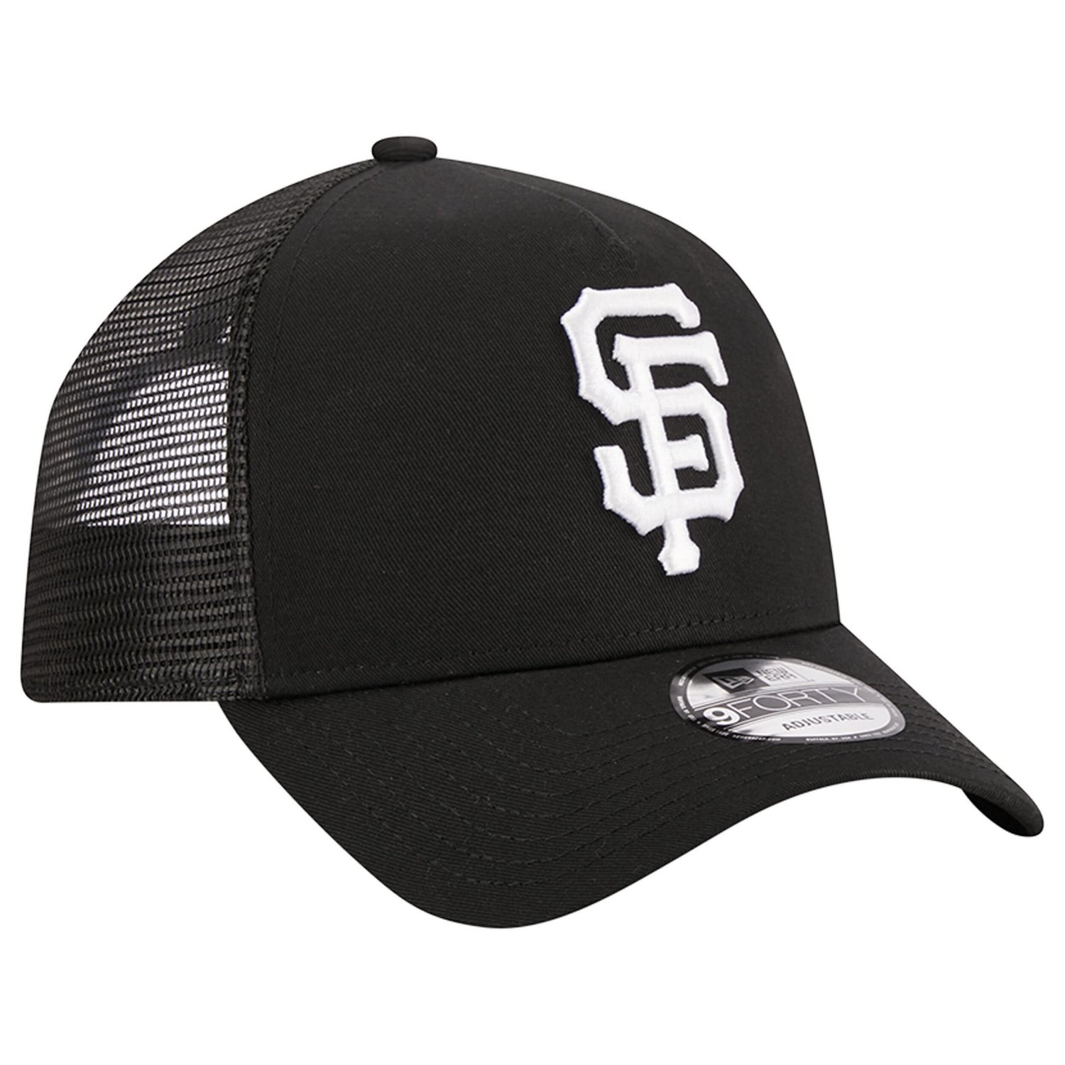New Era San Francisco Giants A-Frame 9FORTY Trucker Adjustable Hat - view number 3