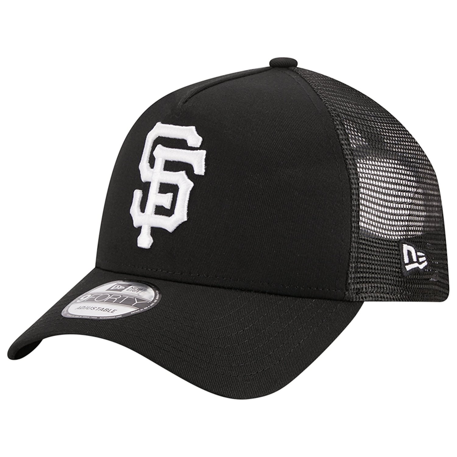 New Era San Francisco Giants A-Frame 9FORTY Trucker Adjustable Hat                                                              