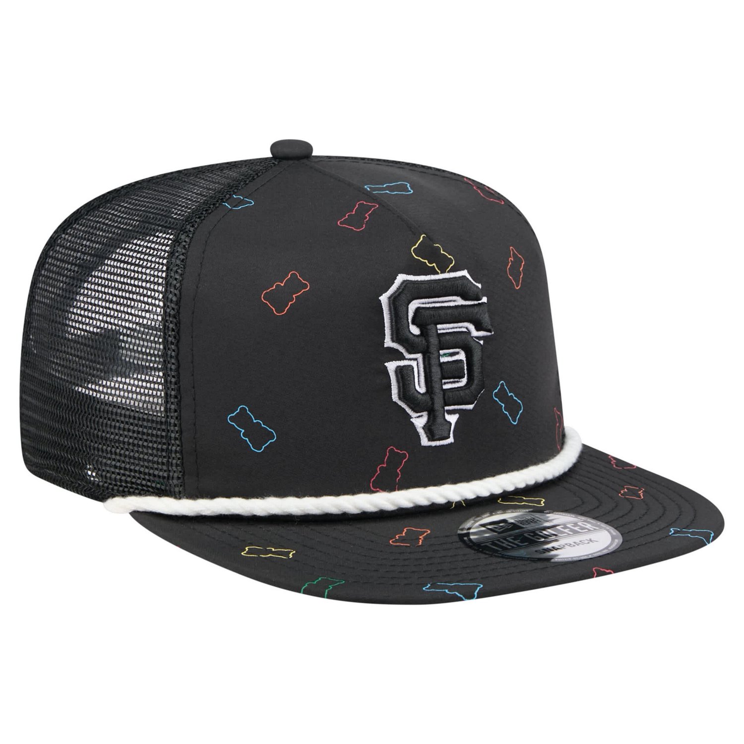 New Era San Francisco Giants Gummy Golfer Trucker Adjustable Hat - view number 3