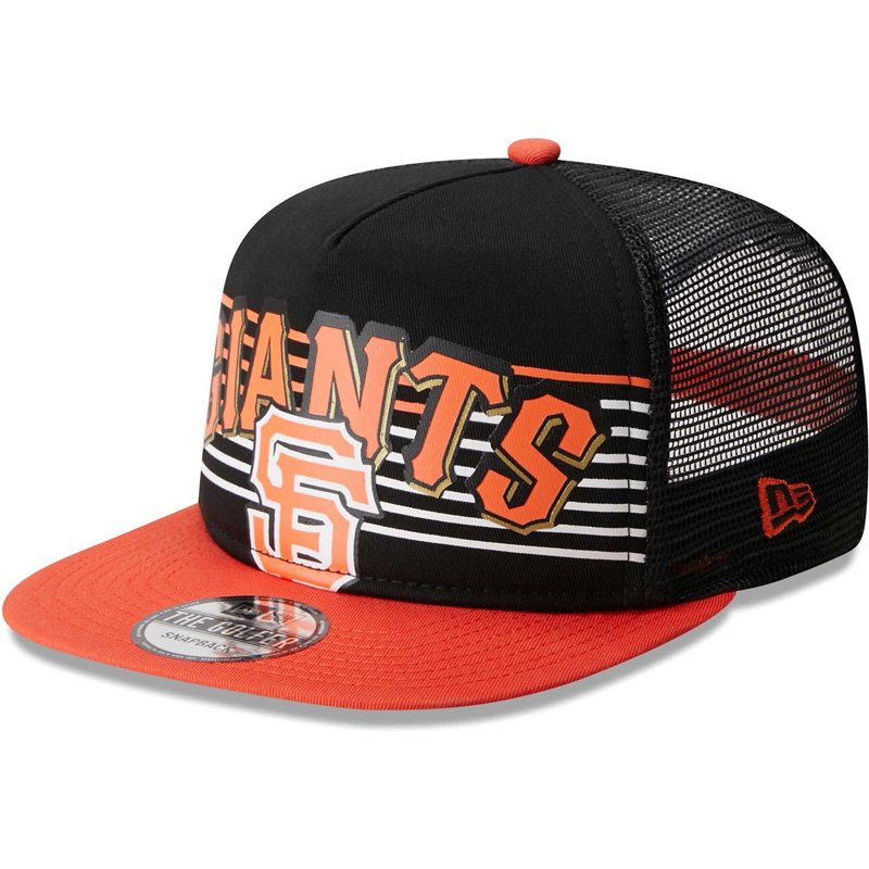 New Era San Francisco Giants Speed Golfer Trucker Snapback Hat-image