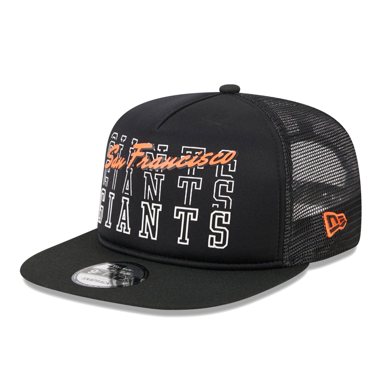 New Era San Francisco Giants Street Team A-Frame Trucker 9FIFTY Snapback Hat