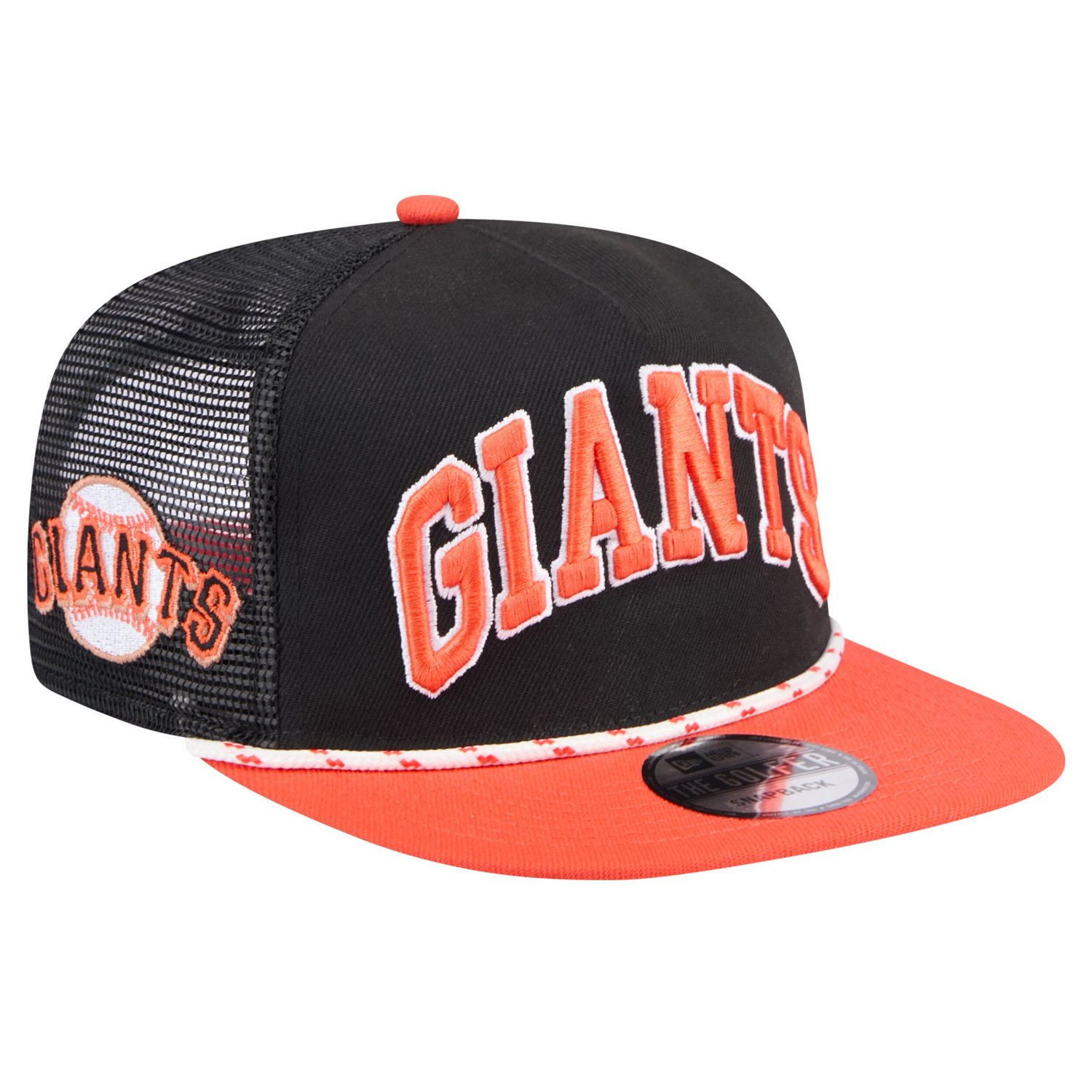 New Era San Francisco Giants Throwback Meshback Golfer Hat - view number 3