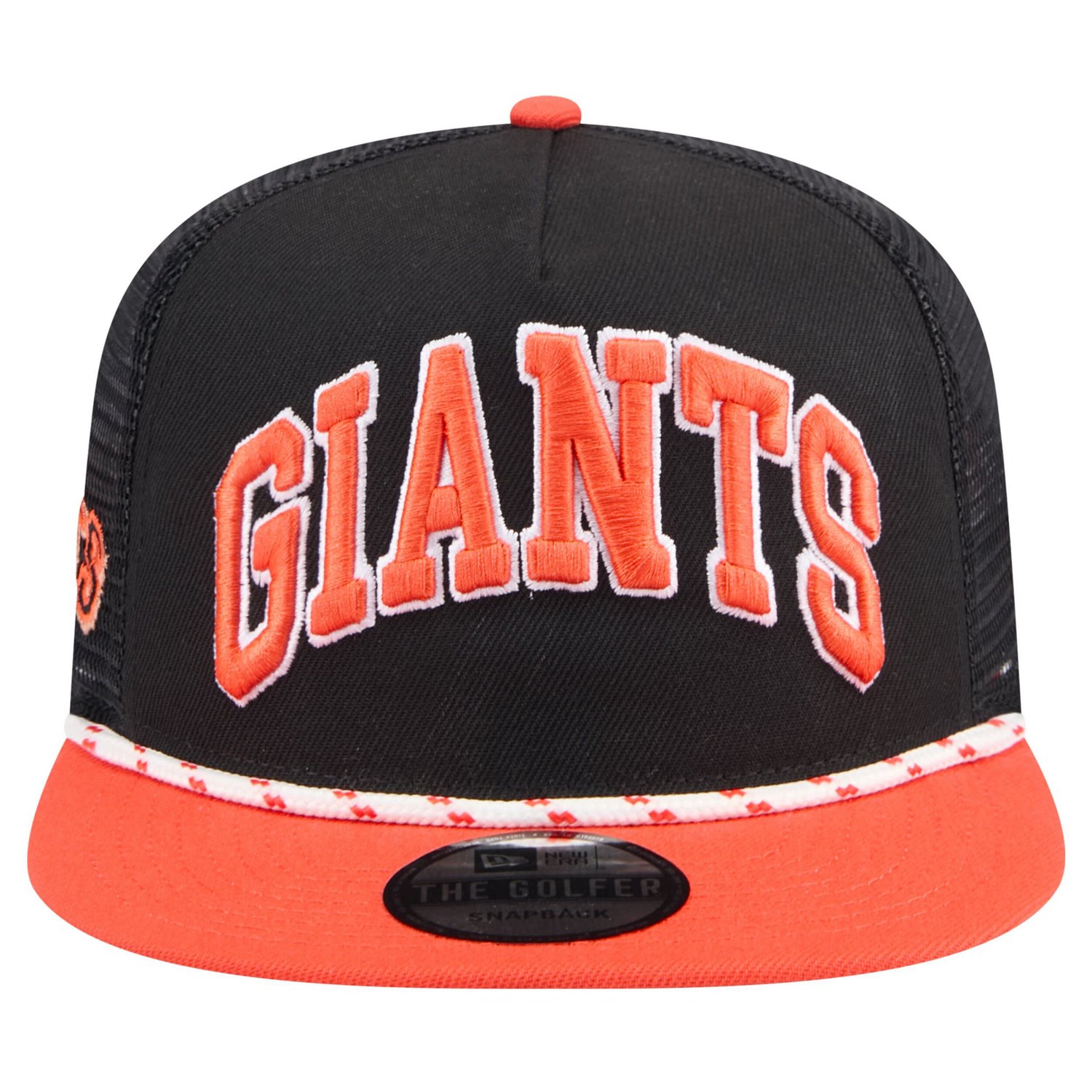 New Era San Francisco Giants Throwback Meshback Golfer Hat - view number 2