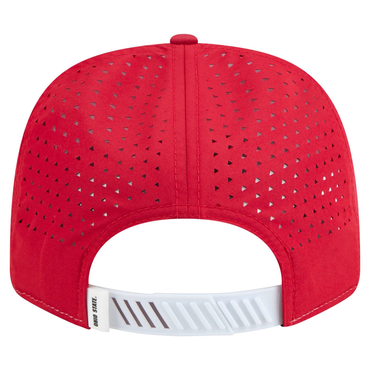 New Era Scarlet Ohio State Buckeyes Perforated Patched 9SEVENTY Adjustable Hat - view number 4