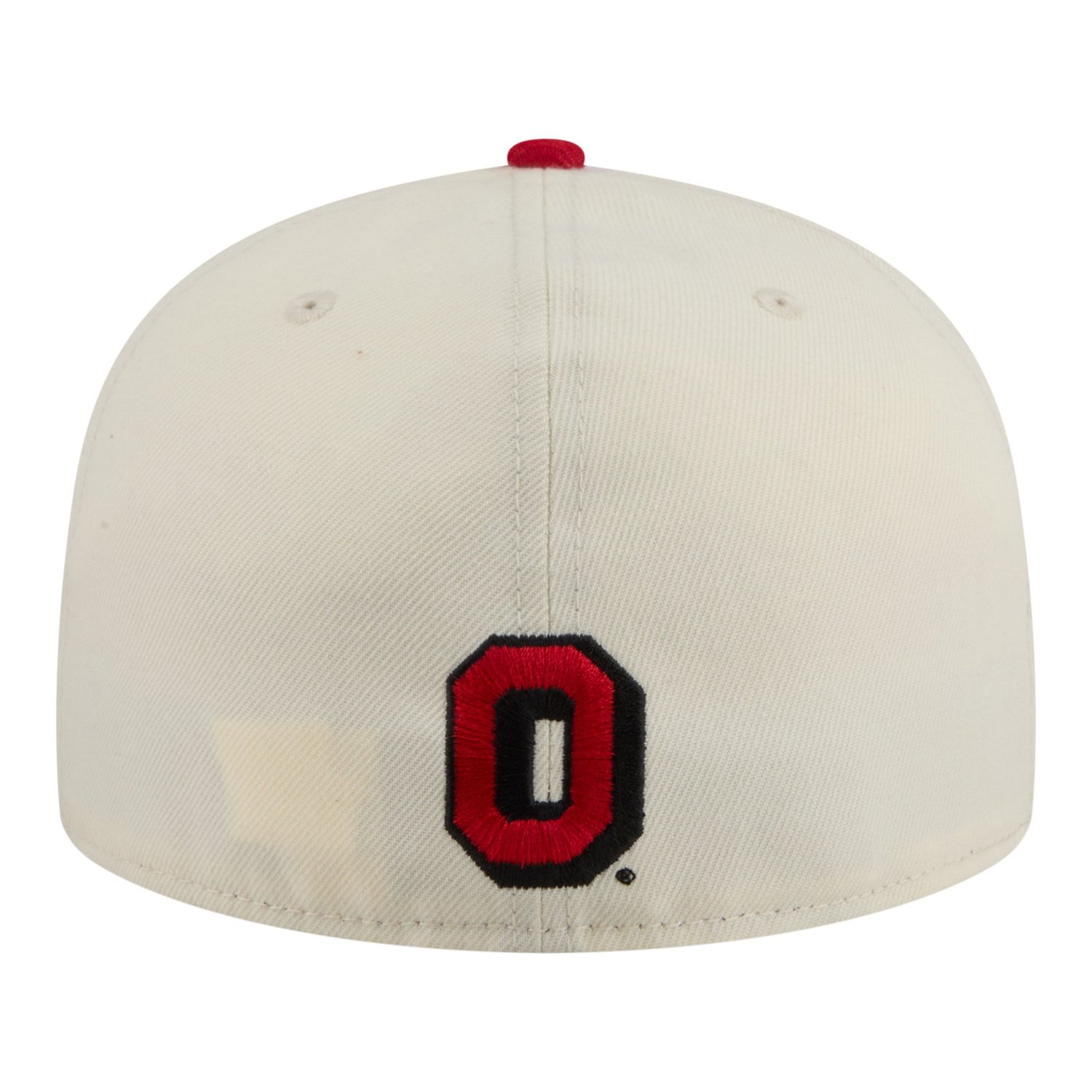 New Era Scarlet Ohio State Buckeyes Two-Tone Script 59FIFTY Fitted Hat - view number 4