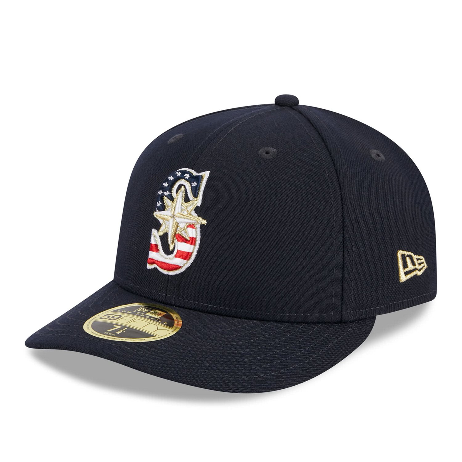 New Era Seattle Mariners 2023 Fourth of July Low Profile 59FIFTY Fitted Hat - view number 3