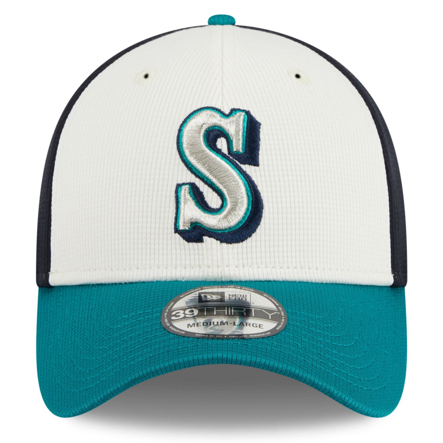 New Era Seattle Mariners 2024 Batting Practice 39THIRTY Flex Hat                                                                 - view number 2