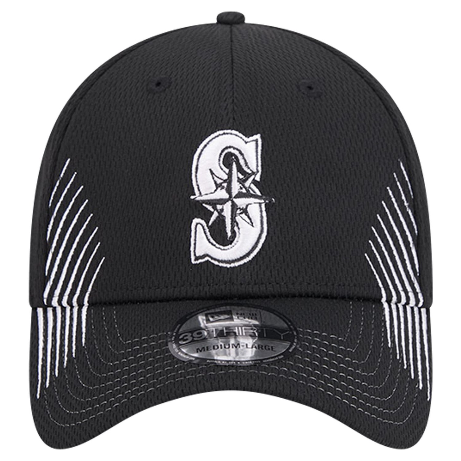 New Era Seattle Mariners Active Dash Mark 39THIRTY Flex Hat