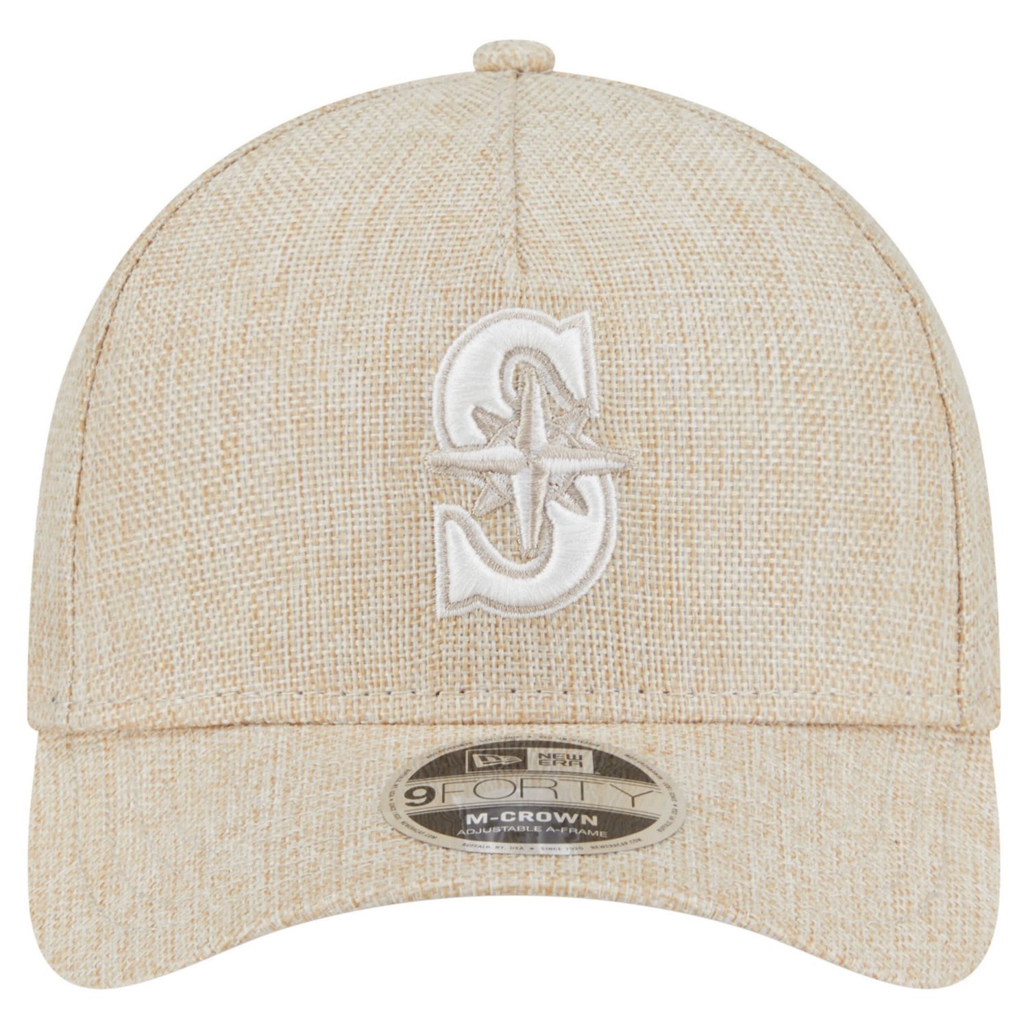 New Era Seattle Mariners Cotton Weave M-Crown A-Frame 9FORTY Adjustable Hat - view number 2
