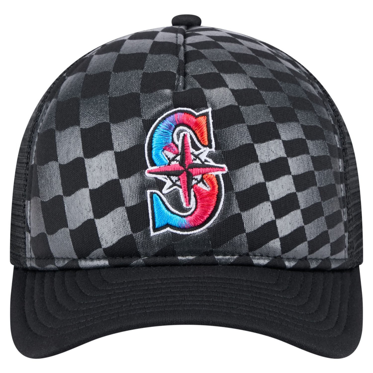 New Era Seattle Mariners Gradient 9FORTY A-Frame M-Crown Trucker Adjustable Hat