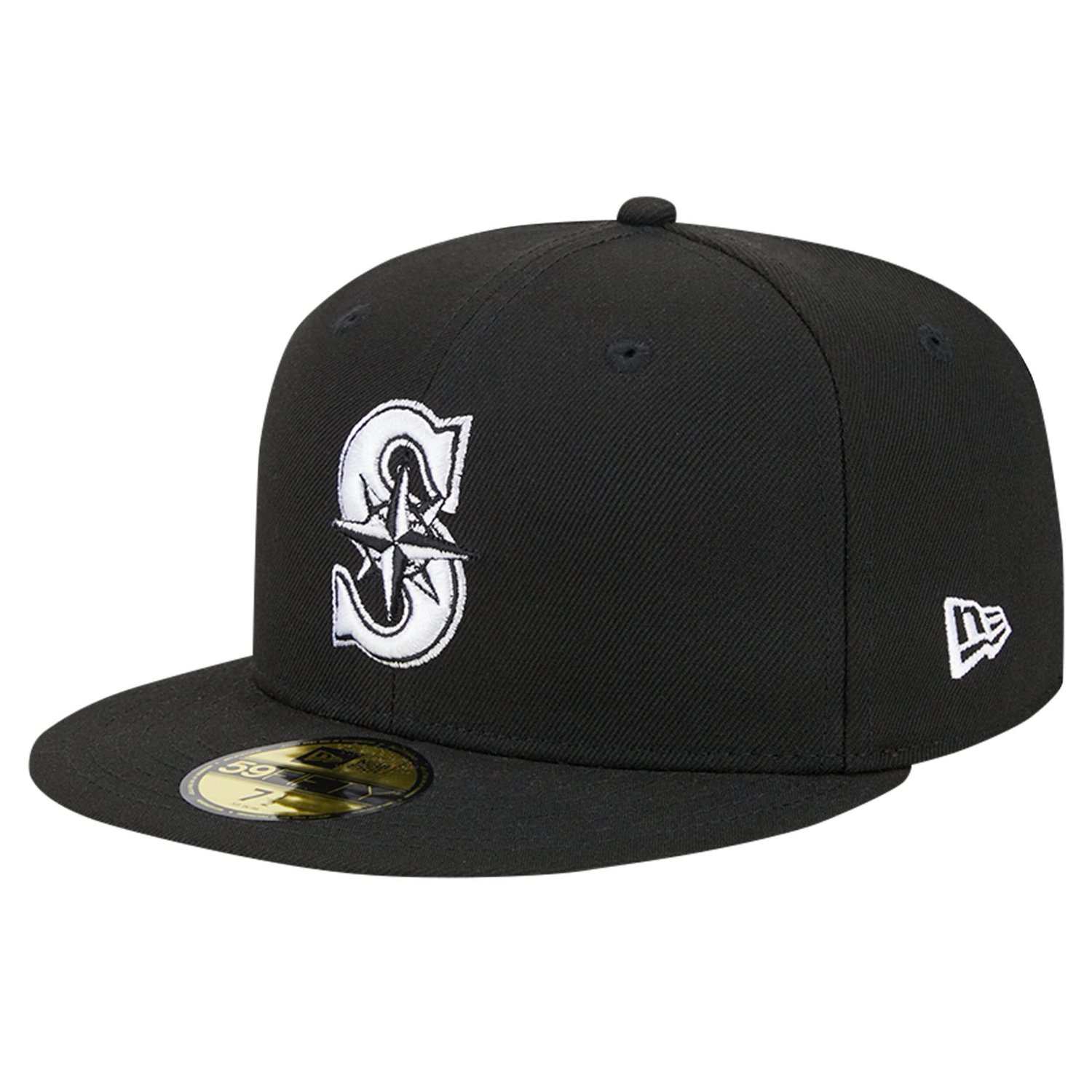 New Era Seattle Mariners Logo 59FIFTY Fitted Hat - view number 3