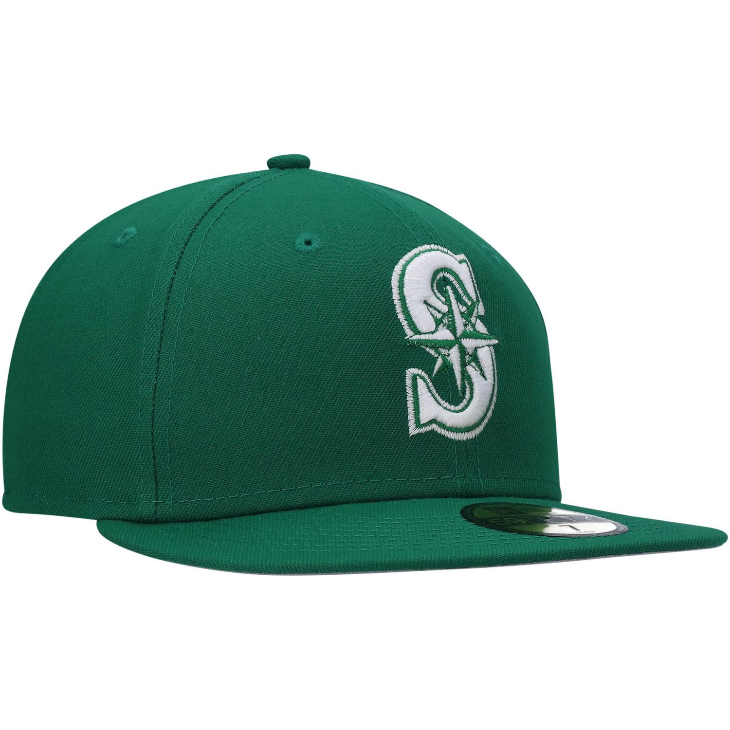 New Era Seattle Mariners White Logo 59FIFTY Fitted Hat - view number 3