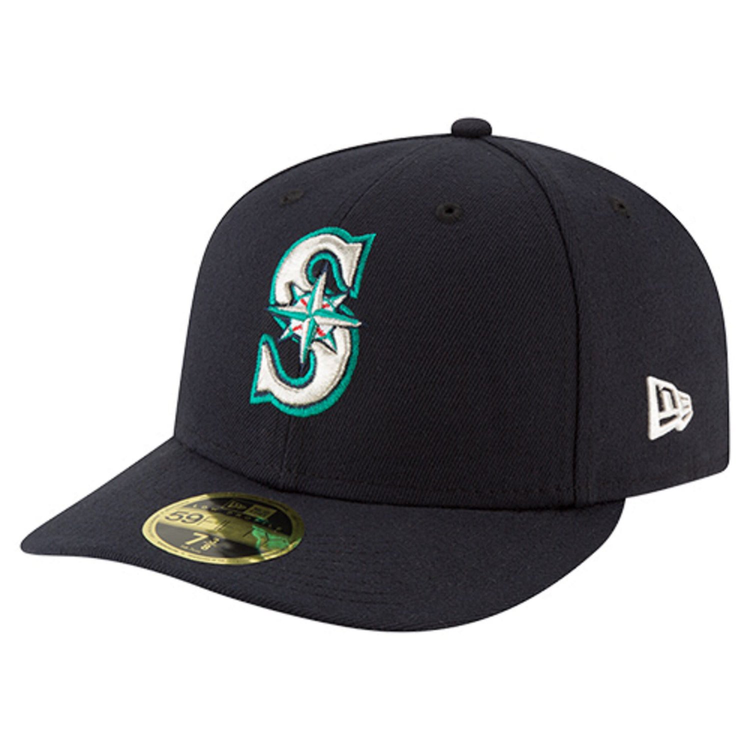 New Era Seattle Mariners Number Retirement Low Profile 59FIFTY Fitted Hat - view number 3