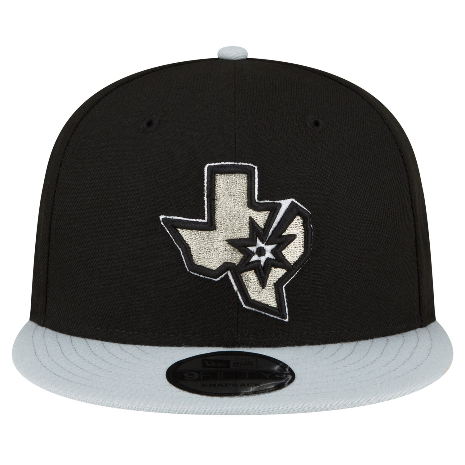 New Era Silver San Antonio Spurs 2-Tone 9FIFTY Snapback Hat - view number 2