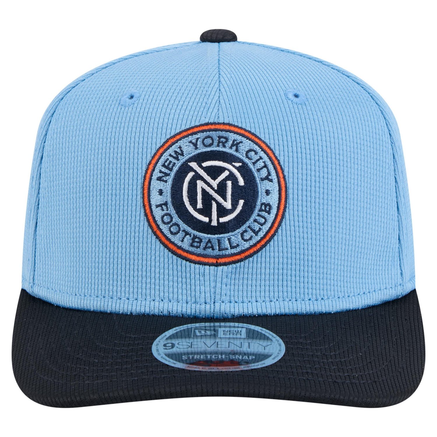 New Era Sky Navy New York City FC 2025 Jersey Hook 9SEVENTY Stretch-Snap Hat                                                     - view number 2