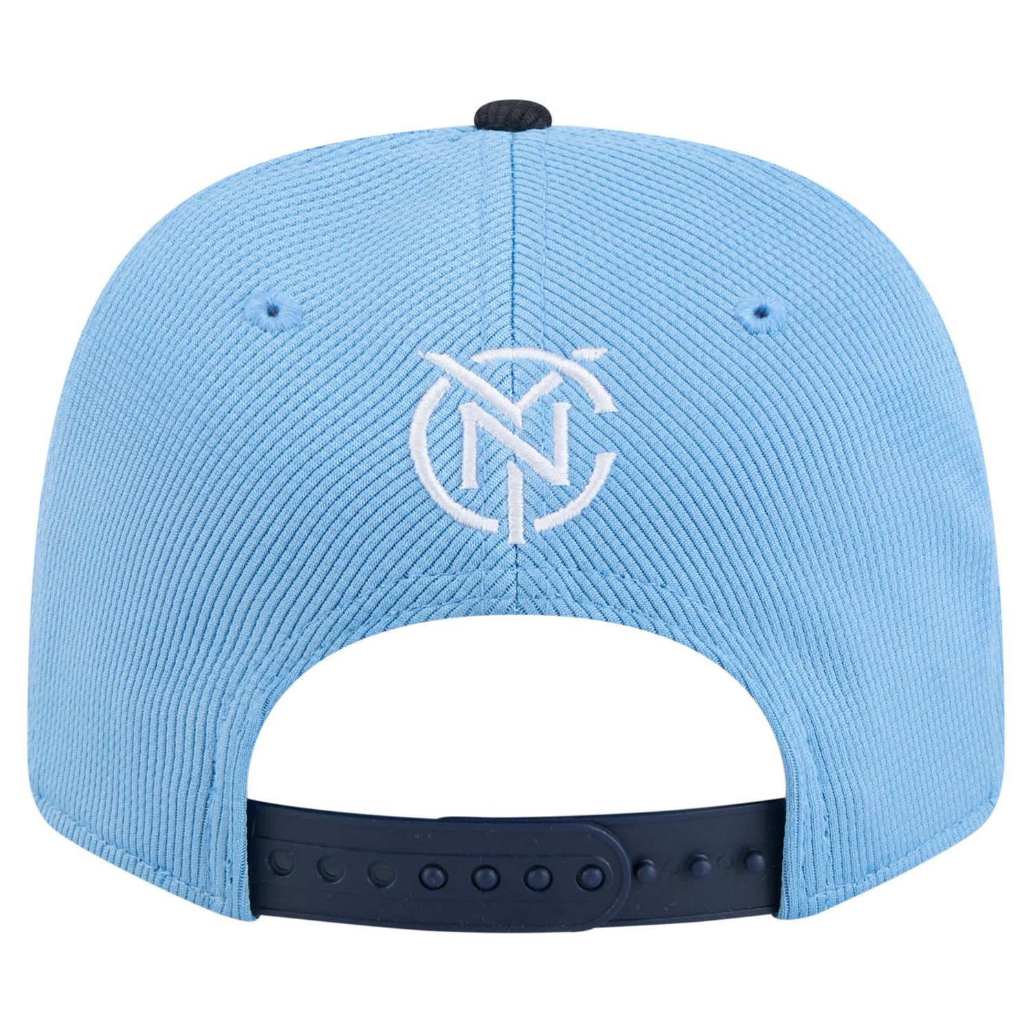 New Era Sky Navy New York City FC 2025 Jersey Hook 9SEVENTY Stretch-Snap Hat                                                     - view number 4