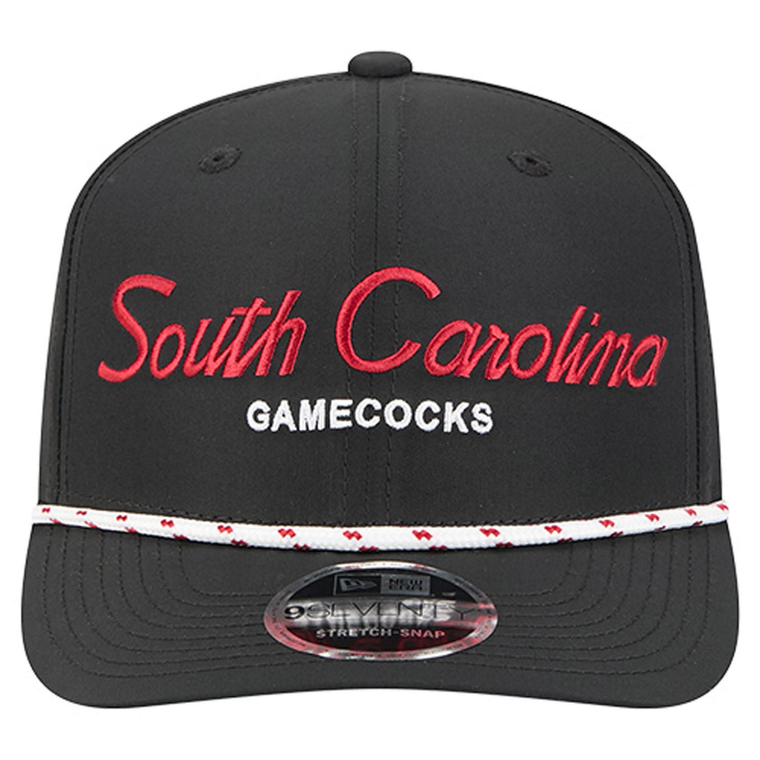 New Era South Carolina Gamecocks Script Performance Rope 9SEVENTY Adjustable Hat - view number 2