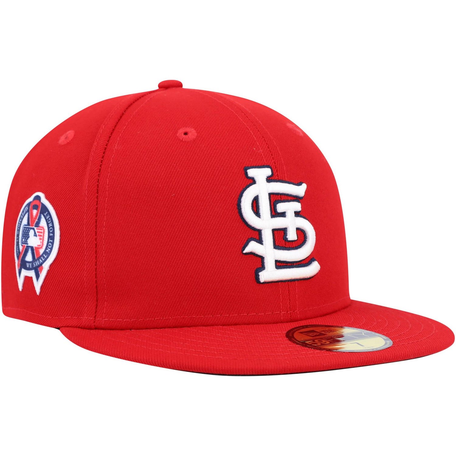 New Era St Louis Cardinals 9/11 Memorial Side Patch 59FIFTY Fitted Hat - view number 1