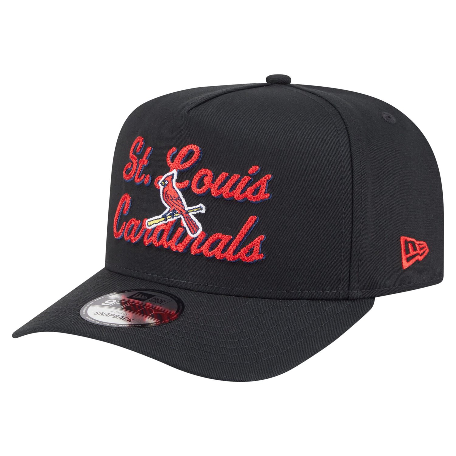New Era St Louis Cardinals Chainstitch 9FIFTY A-Frame Snapback Hat