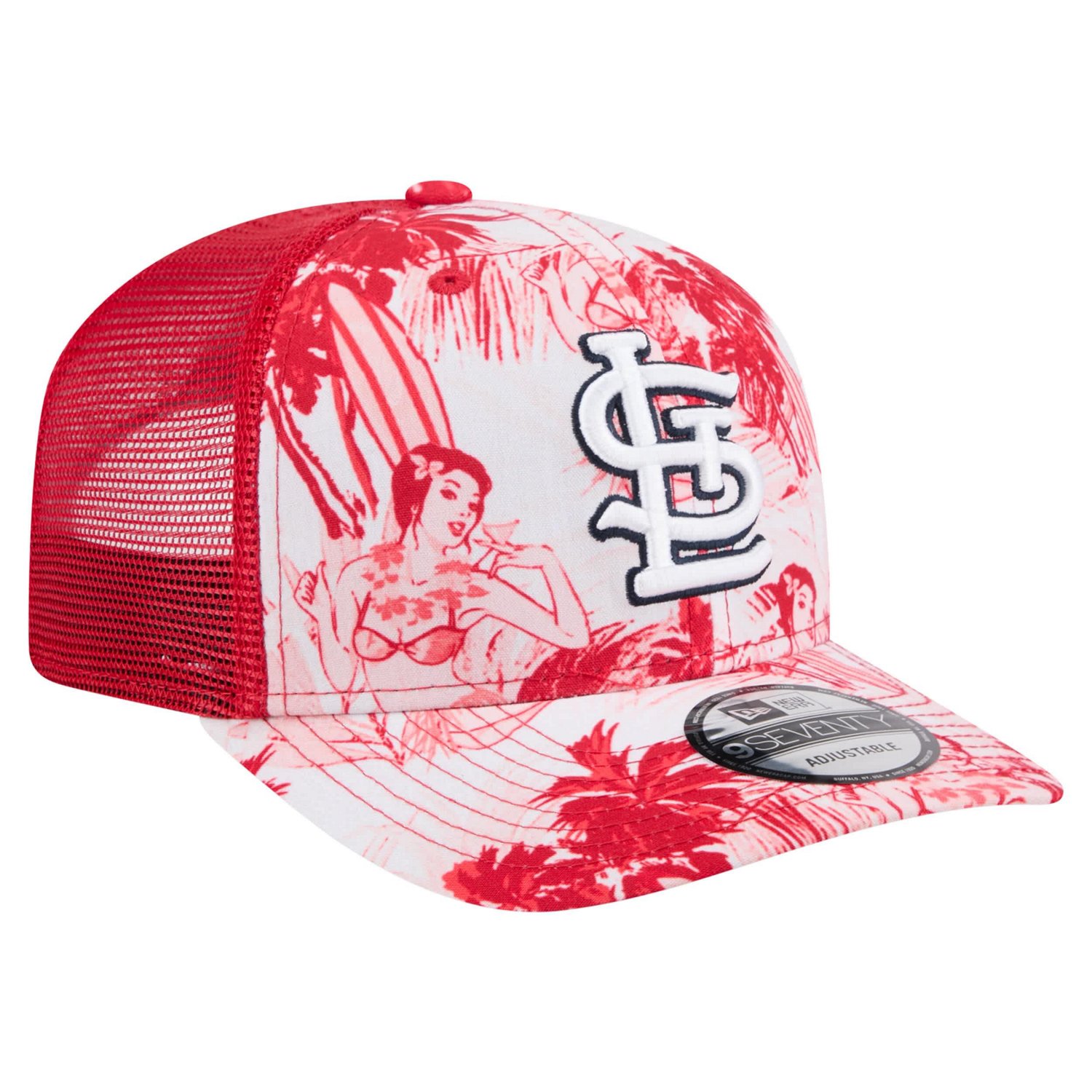 New Era St Louis Cardinals Hula Trucker 9SEVENTY Adjustable Hat