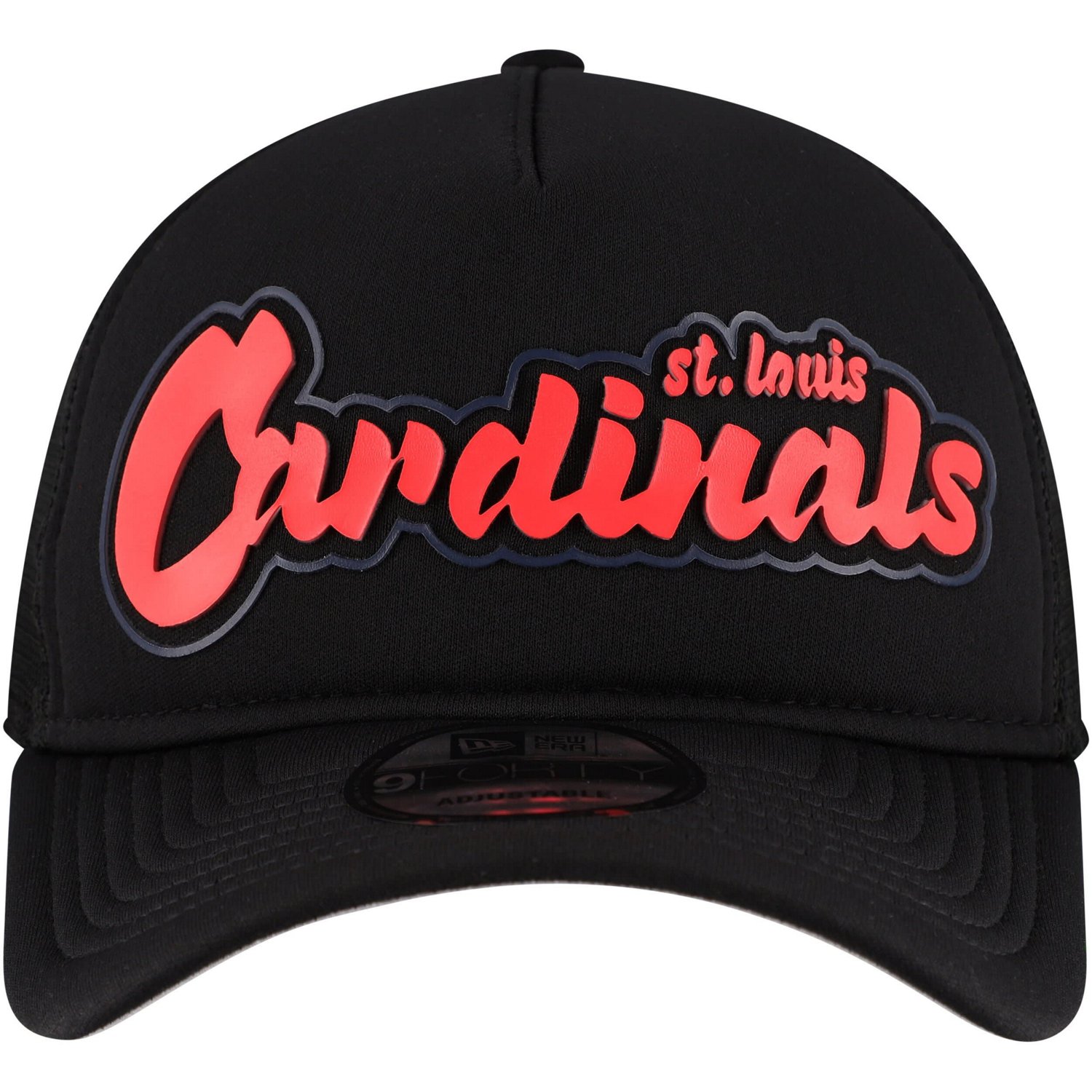 New Era St Louis Cardinals Retro Bold A-Frame Trucker 9FORTY Adjustable Hat