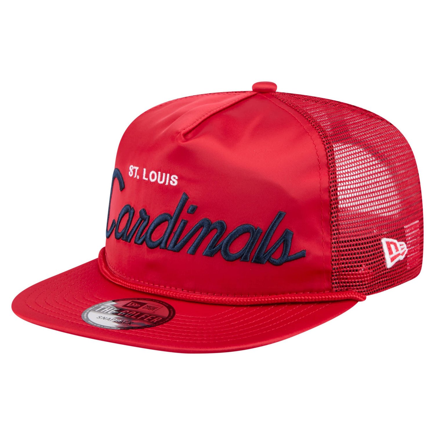 New Era St Louis Cardinals Retro Satin Script Golfer Adjustable Hat