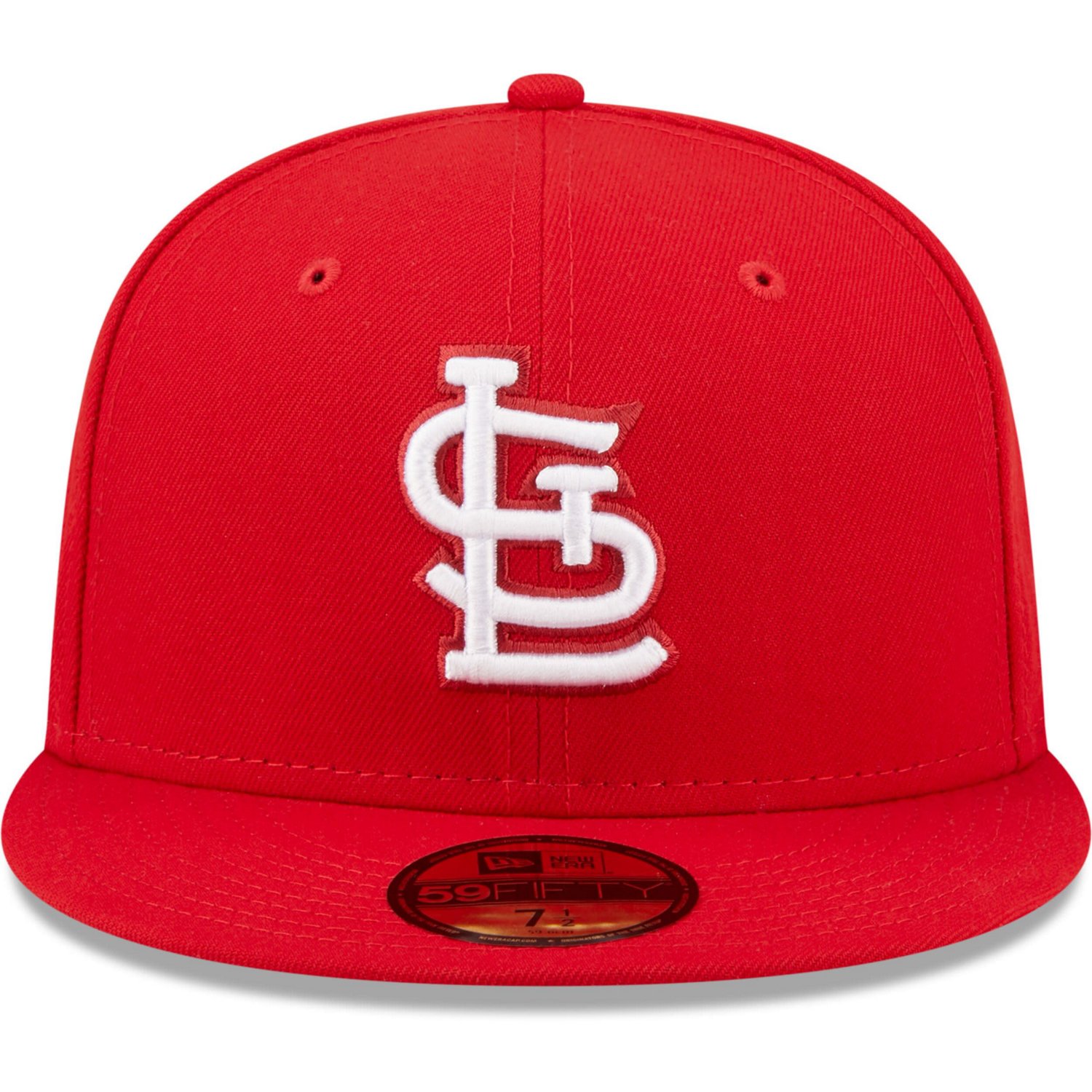 New Era St Louis Cardinals White Logo 59FIFTY Fitted Hat