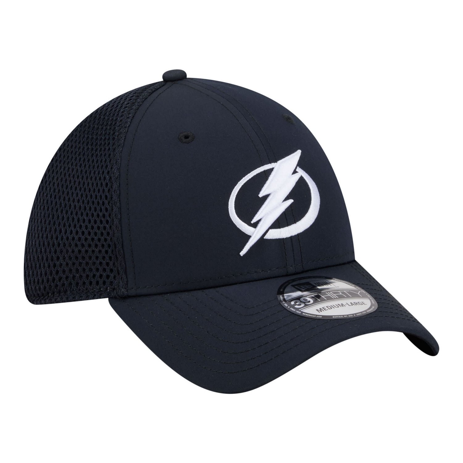New Era Tampa Bay Lightning Logo 39THIRTY Flex Hat - view number 3