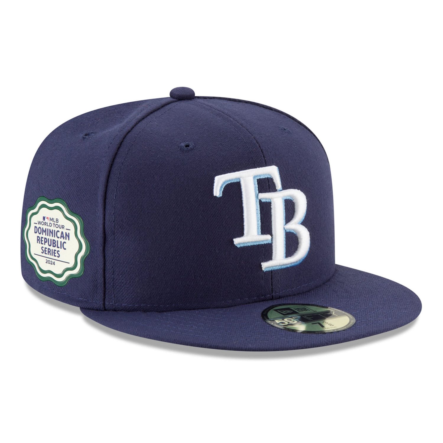 New Era Tampa Bay Rays 2024 MLB World Tour Dominican Republic Series 59FIFTY Fitted Hat - view number 1