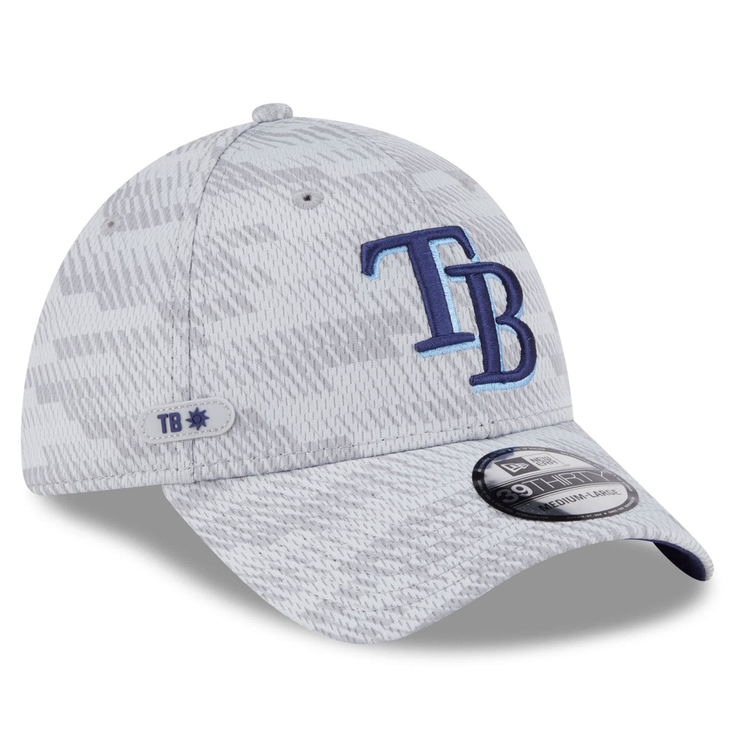 New Era Tampa Bay Rays 2025 MLB Clubhouse 39THIRTY Flex Hat