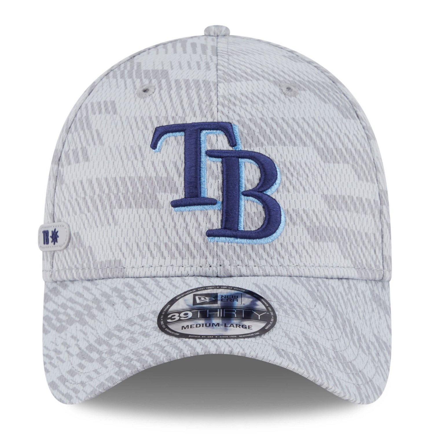 New Era Tampa Bay Rays 2025 MLB Clubhouse 39THIRTY Flex Hat - view number 2