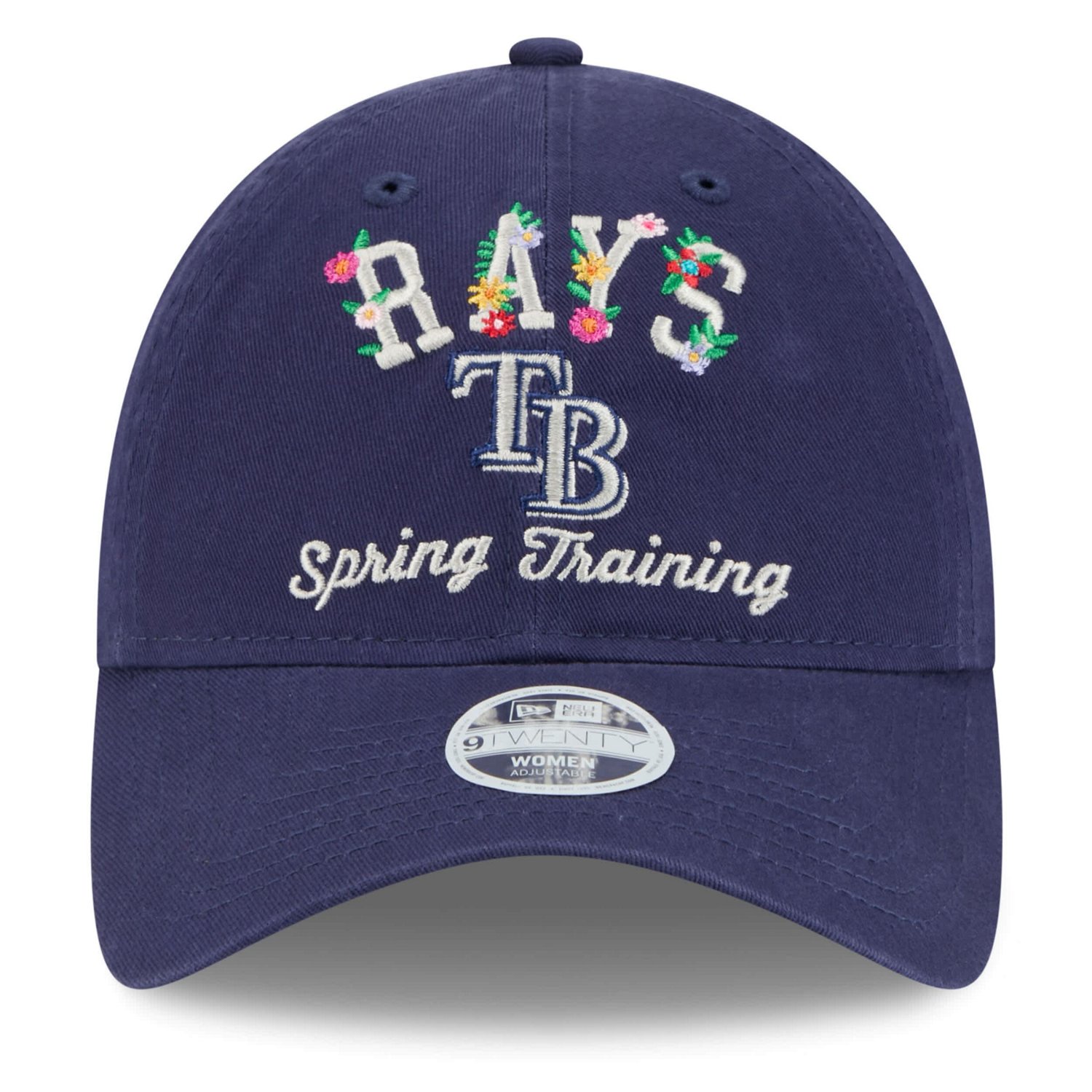 New Era Tampa Bay Rays 2025 Spring Training Floral 9TWENTY Adjustable Hat