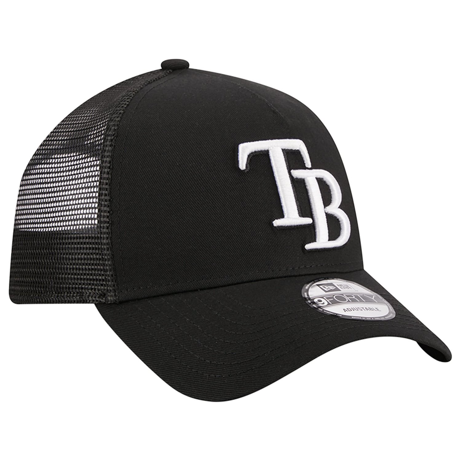 New Era Tampa Bay Rays A-Frame 9FORTY Trucker Adjustable Hat