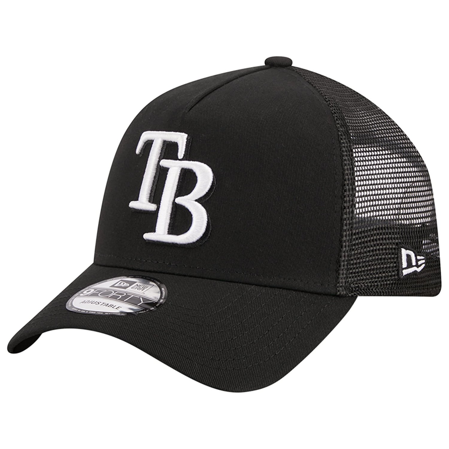 New Era Tampa Bay Rays A-Frame 9FORTY Trucker Adjustable Hat
