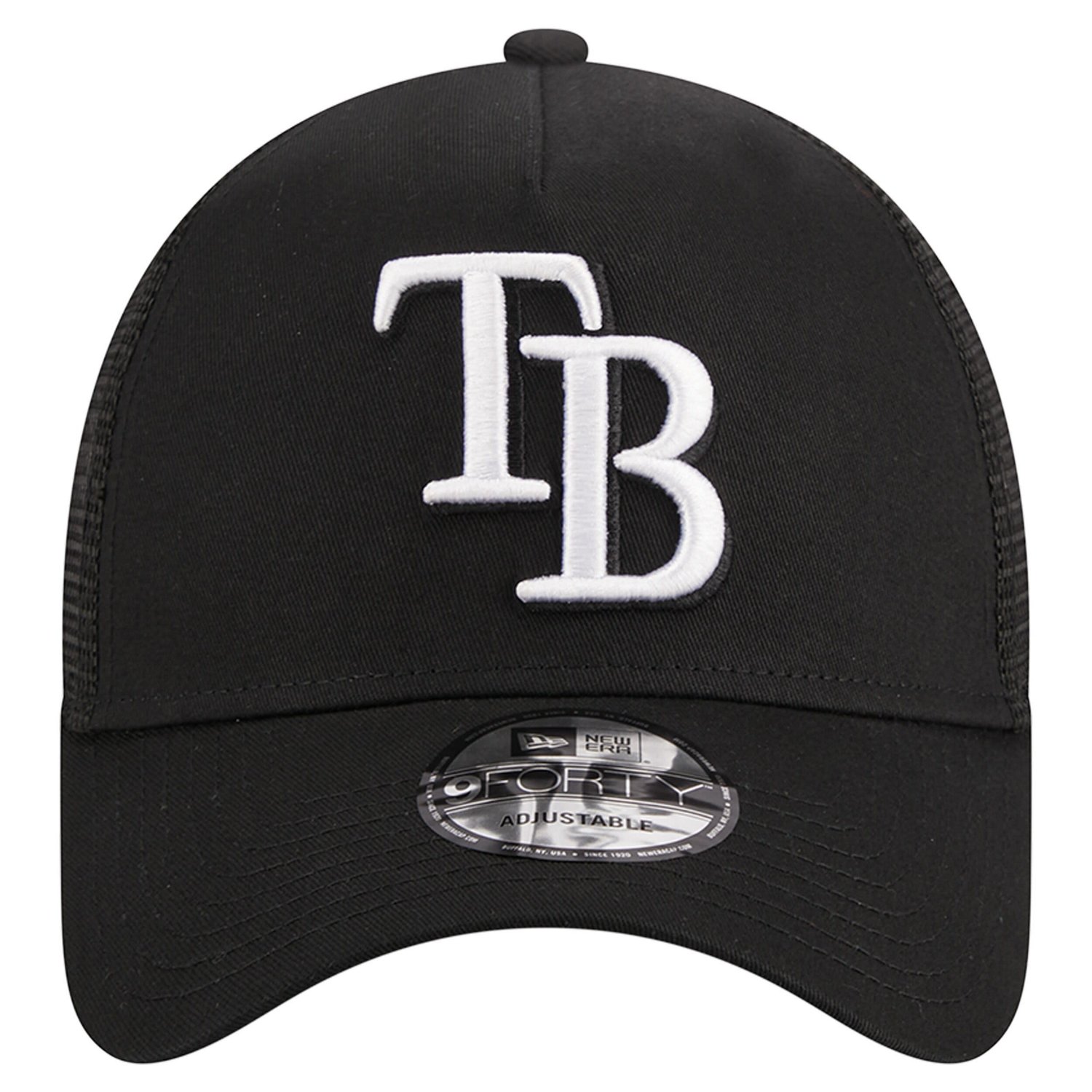 New Era Tampa Bay Rays A-Frame 9FORTY Trucker Adjustable Hat