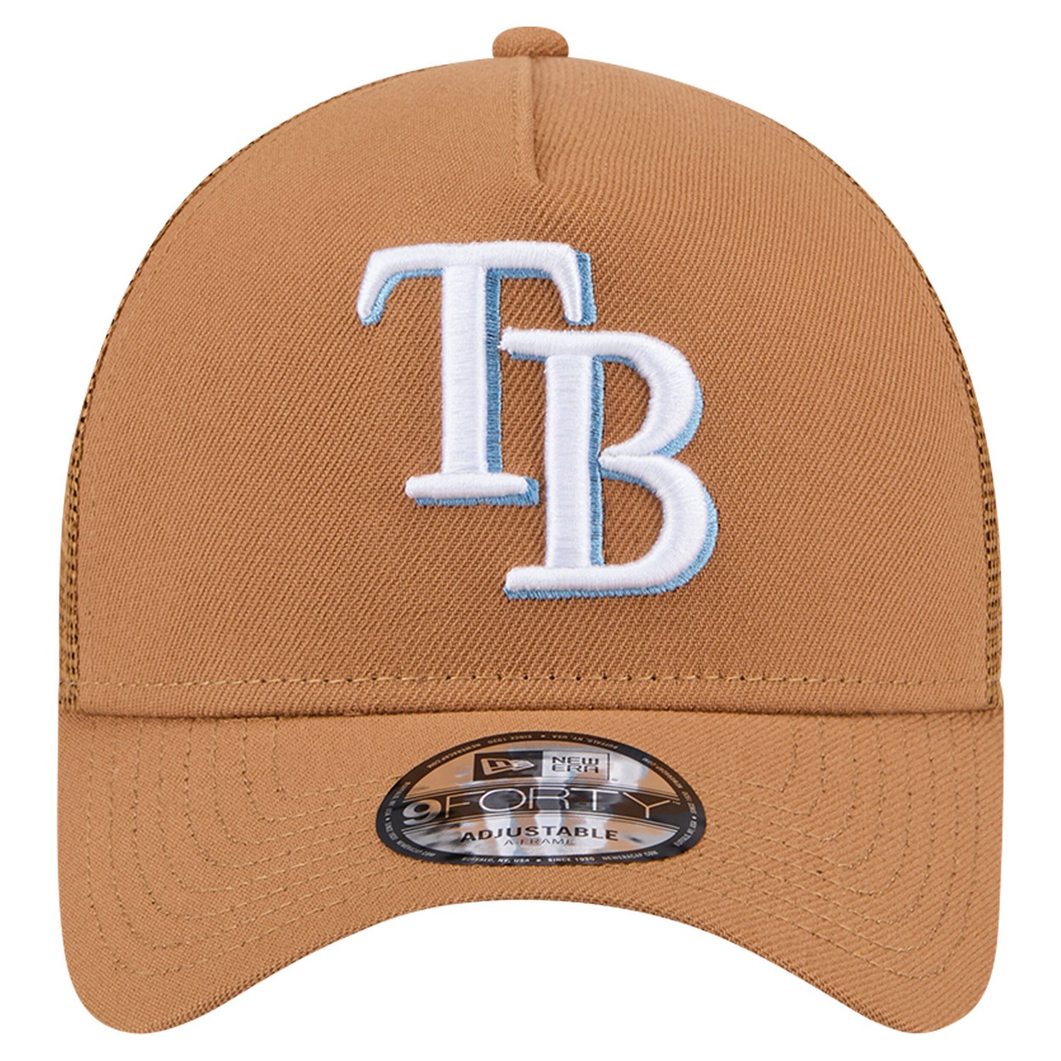 New Era Tampa Bay Rays A-Frame Trucker 9FORTY Adjustable Hat