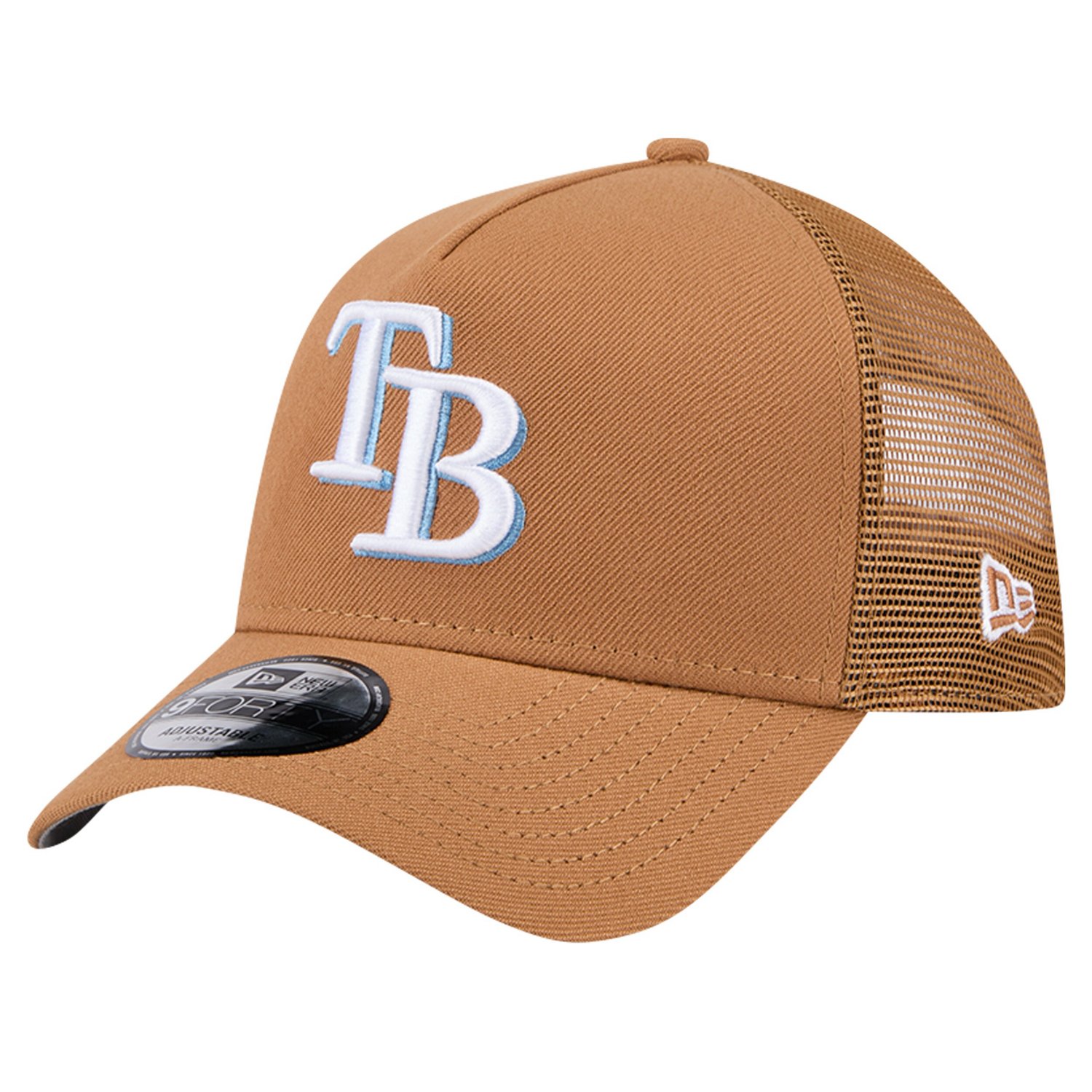 New Era Tampa Bay Rays A-Frame Trucker 9FORTY Adjustable Hat