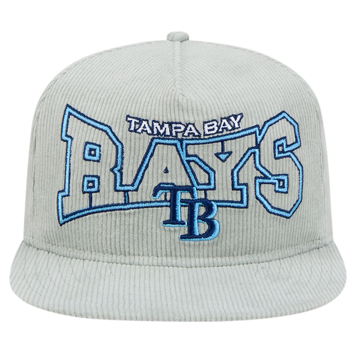 New Era Tampa Bay Rays Corduroy Golfer Snapback Hat - view number 2
