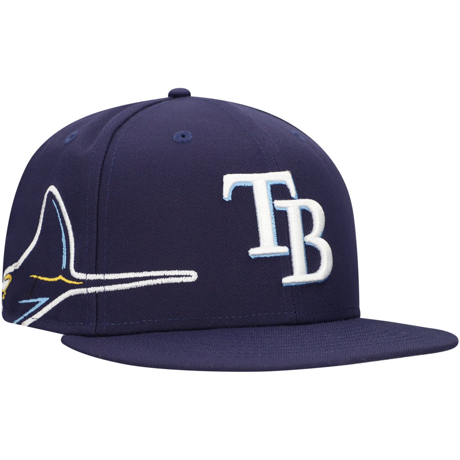 New Era Tampa Bay Rays Logo Strike 9FIFTY Snapback Hat