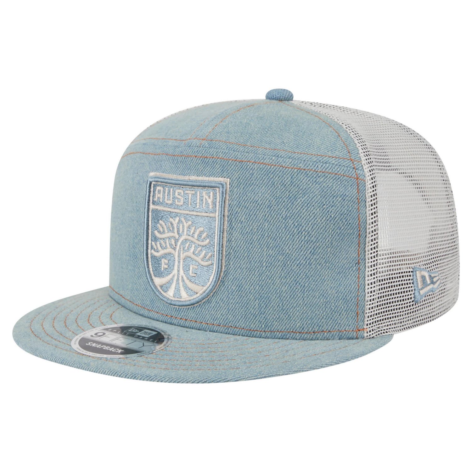 New Era Tan Austin FC 9FIFTY Camp Snapback Hat Academy