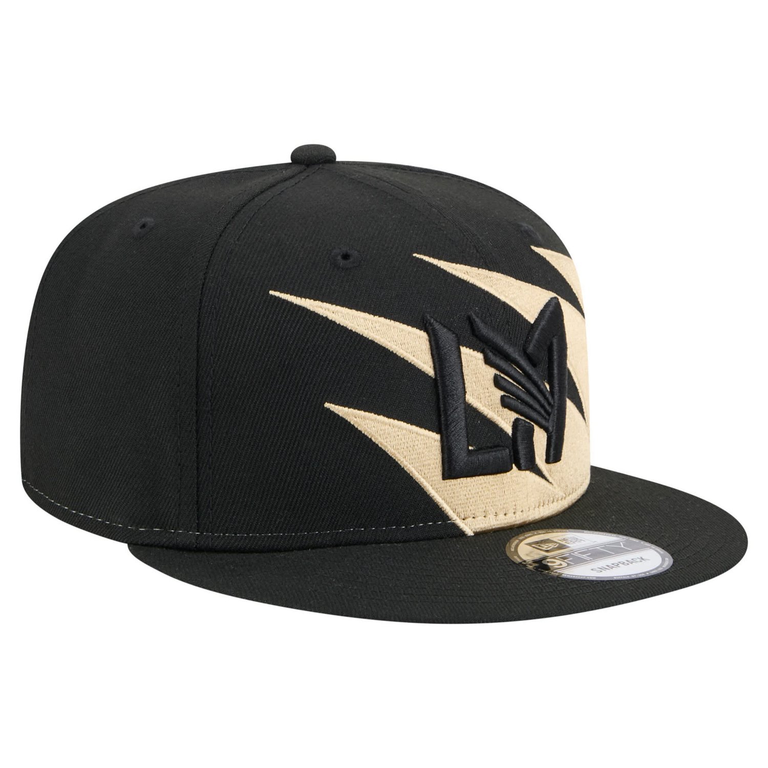 New Era Tan LAFC Jagged 9FIFTY Snapback Hat - view number 3