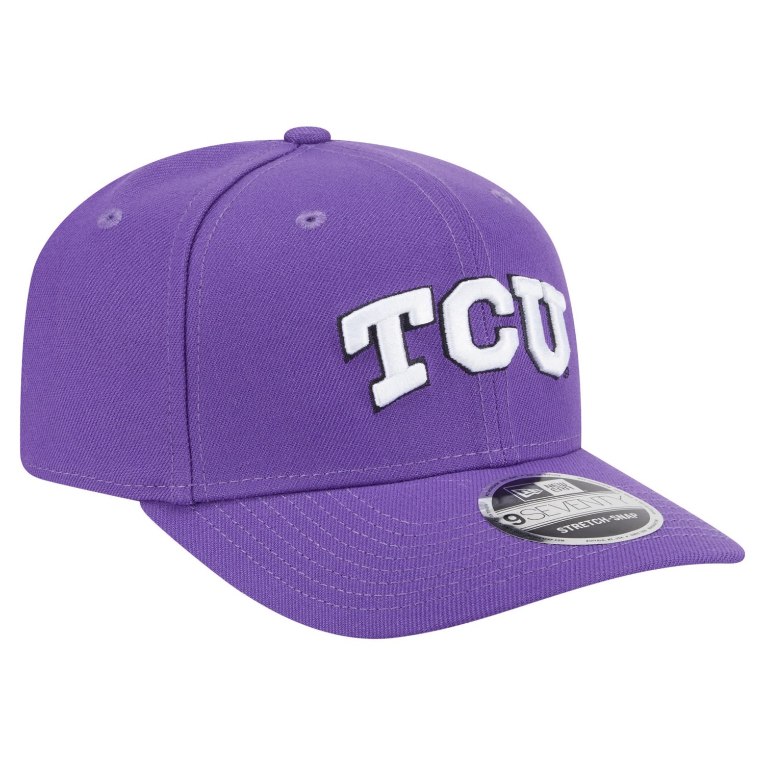 New Era TCU Horned Frogs Team Collective 9SEVENTY Stretch-Snap Adjustable Hat - view number 3