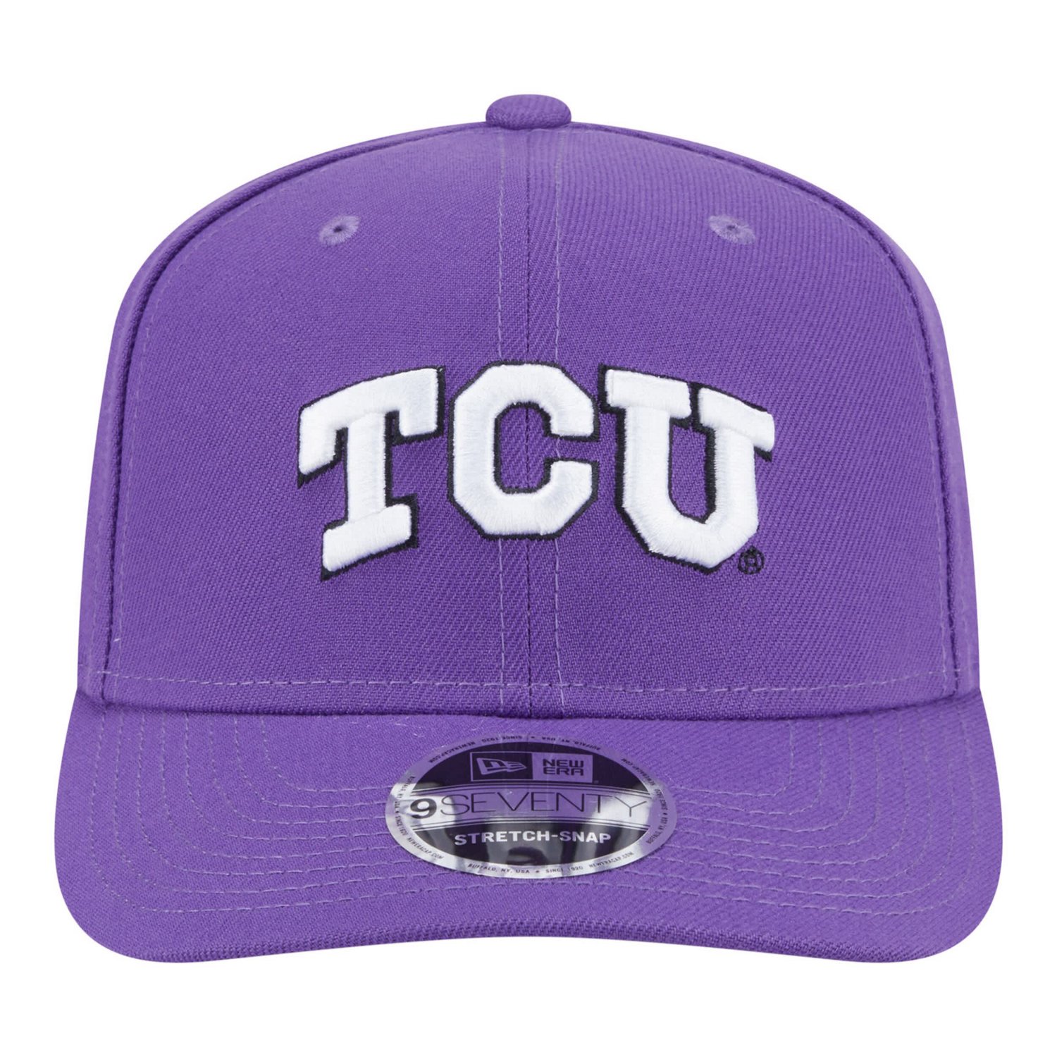 New Era TCU Horned Frogs Team Collective 9SEVENTY Stretch-Snap Adjustable Hat - view number 2