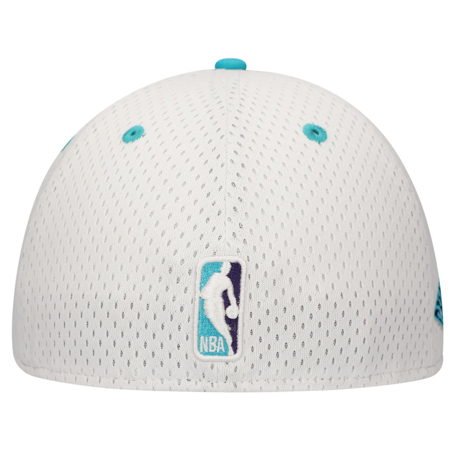 New Era Teal Charlotte Hornets Throwback 2Tone 59FIFTY Fitted Hat                                                                - view number 4