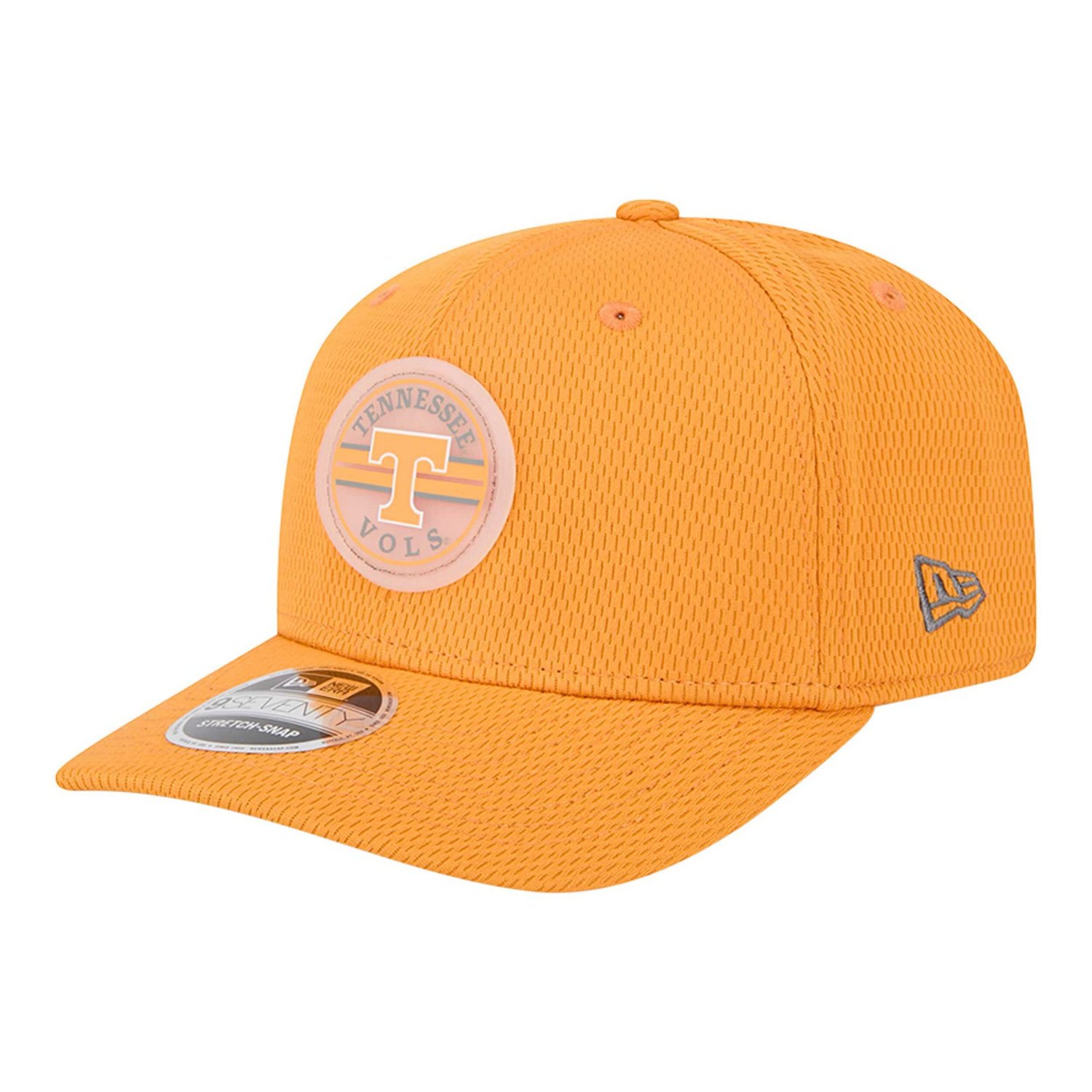 New Era Tennessee Tennessee Volunteers Patched 9SEVENTY Stretch-Snap Adjustable Hat                                              - view number 1