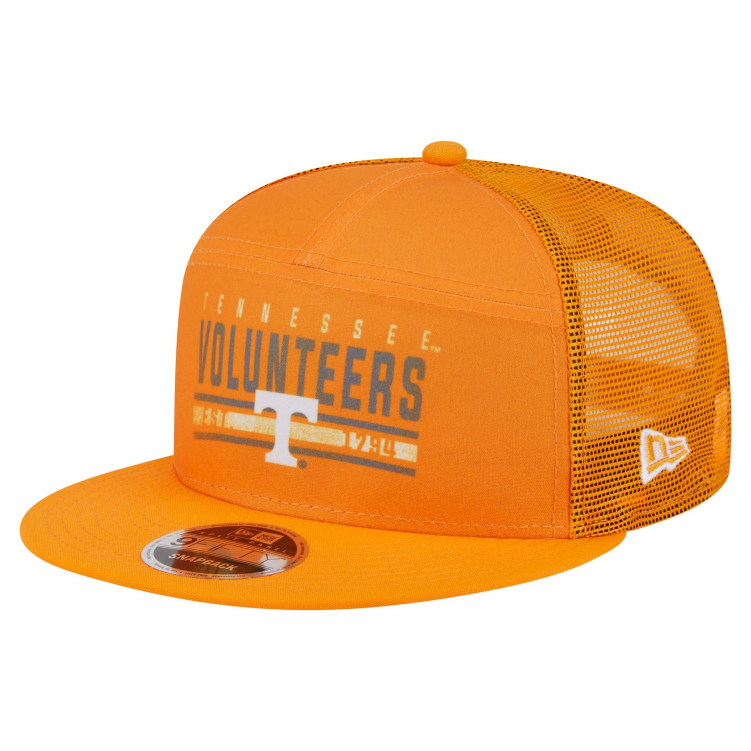 New Era Tennessee Tennessee Volunteers Split Panel 9FIFTY Snapback Trucker Hat